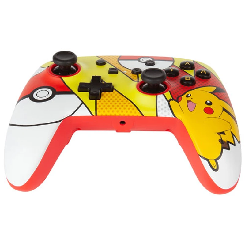 Manette avec fil améliorée de PowerA pour Switch - Pikachu