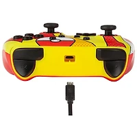 Manette avec fil améliorée de PowerA pour Switch - Pikachu
