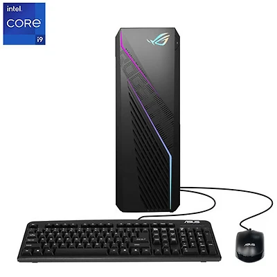 Ordinateur de jeu à refroidissement liquide ROG G16CHR d'ASUS - Gris (Core i9-14900KF d'Intel/SSD 2 To/RAM 32 Go/RTX 4070 Super)