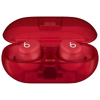 Écouteurs boutons 100 % sans fil à isolation sonore Solo Buds de Beats by Dr. Dre - Rouge transparent