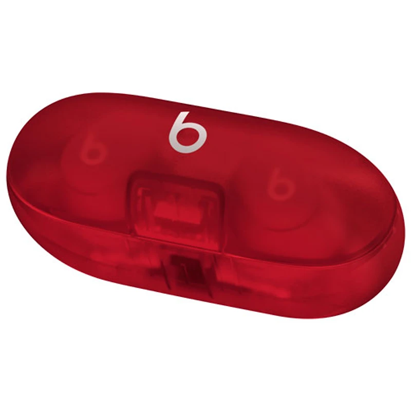Écouteurs boutons 100 % sans fil à isolation sonore Solo Buds de Beats by Dr. Dre - Rouge transparent