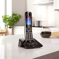 Téléphone sans fil Bluetooth à 1 combiné DECT 6.0 D871 de Motorola - Noir
