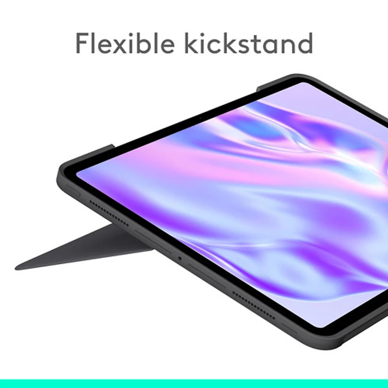 Étui-clavier Combo Touch de Logitech avec pavé pour iPad Pro 13 po (7e gén.) - Graphite - Anglais