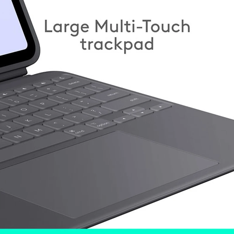 Logitech Combo Touch Keyboard Case with Trackpad for iPad Pro 13" (7th Gen) - Graphite - English