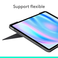 Logitech Combo Touch Keyboard Case with Trackpad for iPad Air 13" (M2 & M3), iPad Air (5th gen) - Oxford Grey - Eng