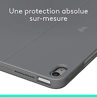 Logitech Combo Touch Keyboard Case with Trackpad for iPad Air 13" (M2 & M3), iPad Air (5th gen) - Oxford Grey - Eng