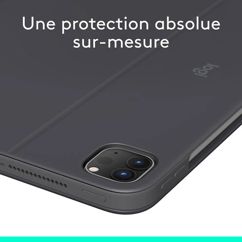 Étui-clavier Combo Touch de Logitech avec pavé pour iPad Pro 11 po (5e gén.) - Graphite - Anglais