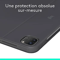 Étui-clavier Combo Touch de Logitech avec pavé pour iPad Pro 11 po (5e gén.) - Graphite - Anglais