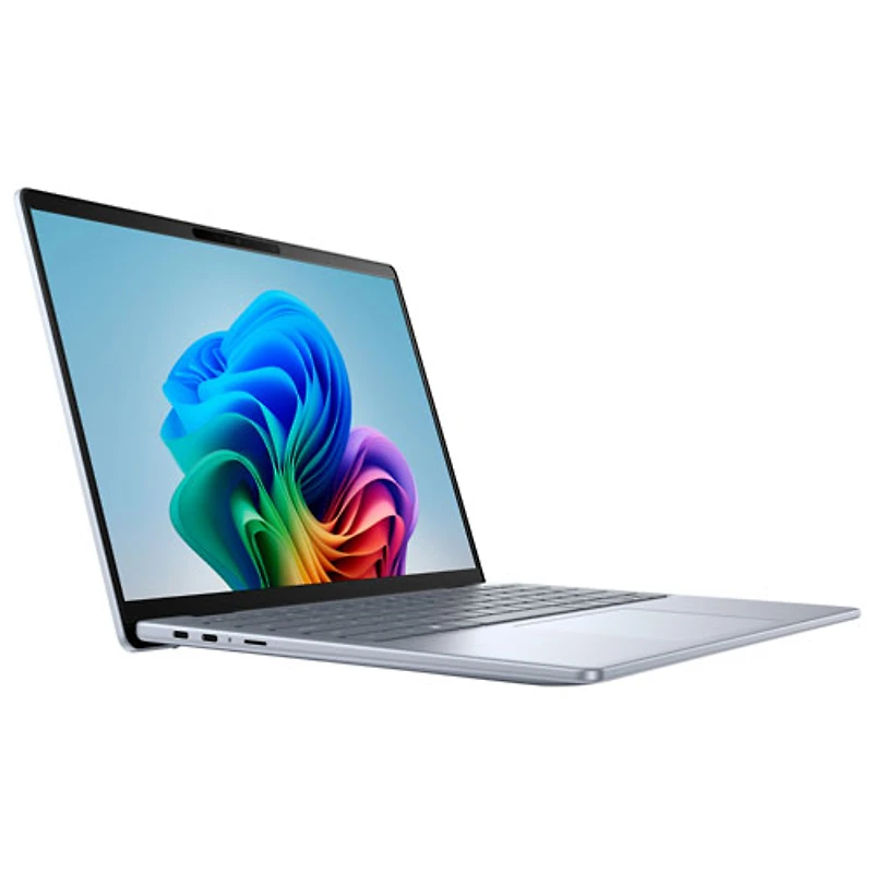 Portable à écran tactile de 14 po Inspiron 14 Plus de Dell avec Copilot+ - Bleu glacier (Snapdragon X Plus/RAM 16 Go/SSD 512 Go)