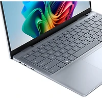 Portable à écran tactile de 14 po Inspiron 14 Plus de Dell avec Copilot+ - Bleu glacier (Snapdragon X Plus/RAM 16 Go/SSD 512 Go)