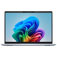 Portable à écran tactile de 14 po Inspiron 14 Plus de Dell avec Copilot+ - Bleu glacier (Snapdragon X Plus/RAM 16 Go/SSD 512 Go)