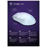 Souris de jeu de 8000 ppp Pure SEL de Turtle Beach - Blanc - Exclusivité de Best Buy