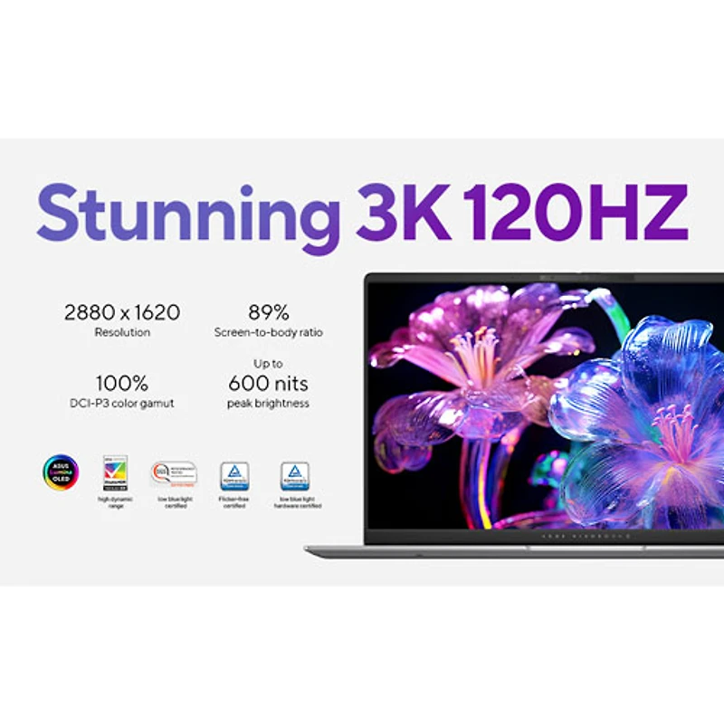 Portable VivoBook S 15 DELO de 15,6 po d'ASUS (Snapdragon X Elite/RAM 32 Go/SSD 1 To) - Argenté