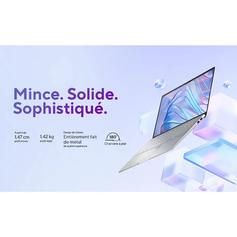 Portable VivoBook S 15 DELO de 15,6 po d'ASUS (Snapdragon X Elite/RAM 32 Go/SSD 1 To) - Argenté