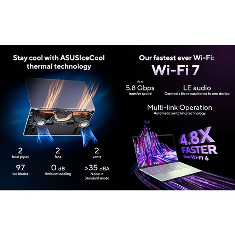 Portable VivoBook S 15 DELO de 15,6 po d'ASUS (Snapdragon X Elite/RAM 32 Go/SSD 1 To) - Argenté