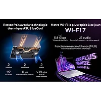 Portable VivoBook S 15 DELO de 15,6 po d'ASUS (Snapdragon X Elite/RAM 32 Go/SSD 1 To) - Argenté