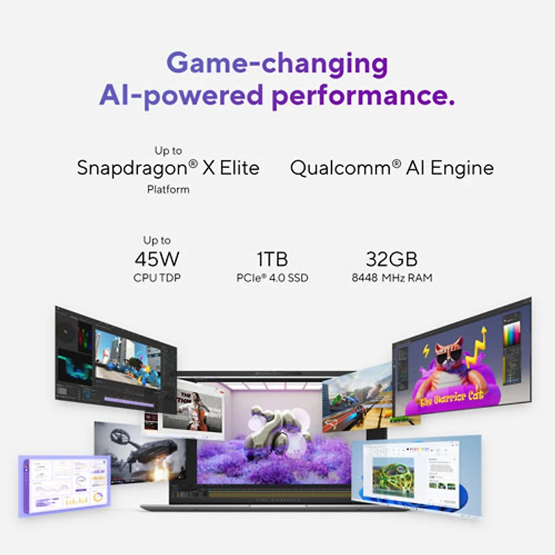 Portable VivoBook S 15 Copilot+ PC DELO de 15,6 po d'ASUS (Snapdragon X Plus/RAM 16 Go/SSD 512 Go)