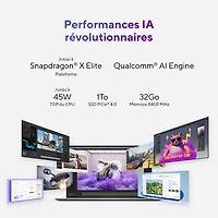 Portable VivoBook S 15 Copilot+ PC DELO de 15,6 po d'ASUS (Snapdragon X Plus/RAM 16 Go/SSD 512 Go)
