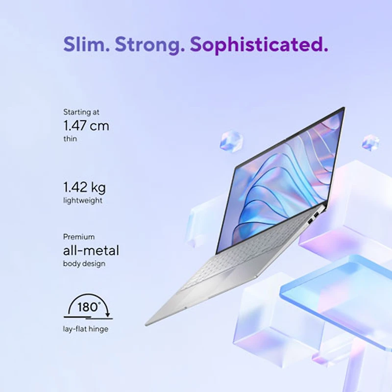 Portable VivoBook S 15 Copilot+ PC DELO de 15,6 po d'ASUS (Snapdragon X Plus/RAM 16 Go/SSD 512 Go)