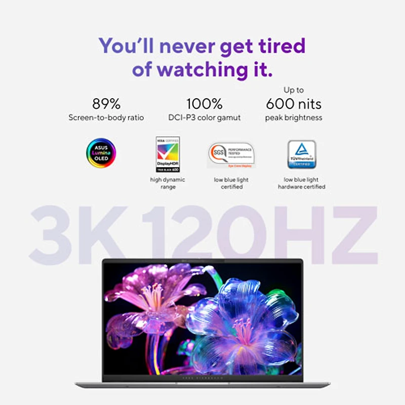 Portable VivoBook S 15 Copilot+ PC DELO de 15,6 po d'ASUS (Snapdragon X Plus/RAM 16 Go/SSD 512 Go)