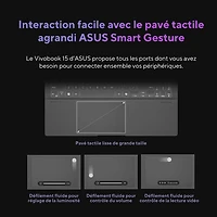 Portable VivoBook S 15 Copilot+ PC DELO de 15,6 po d'ASUS (Snapdragon X Plus/RAM 16 Go/SSD 512 Go)