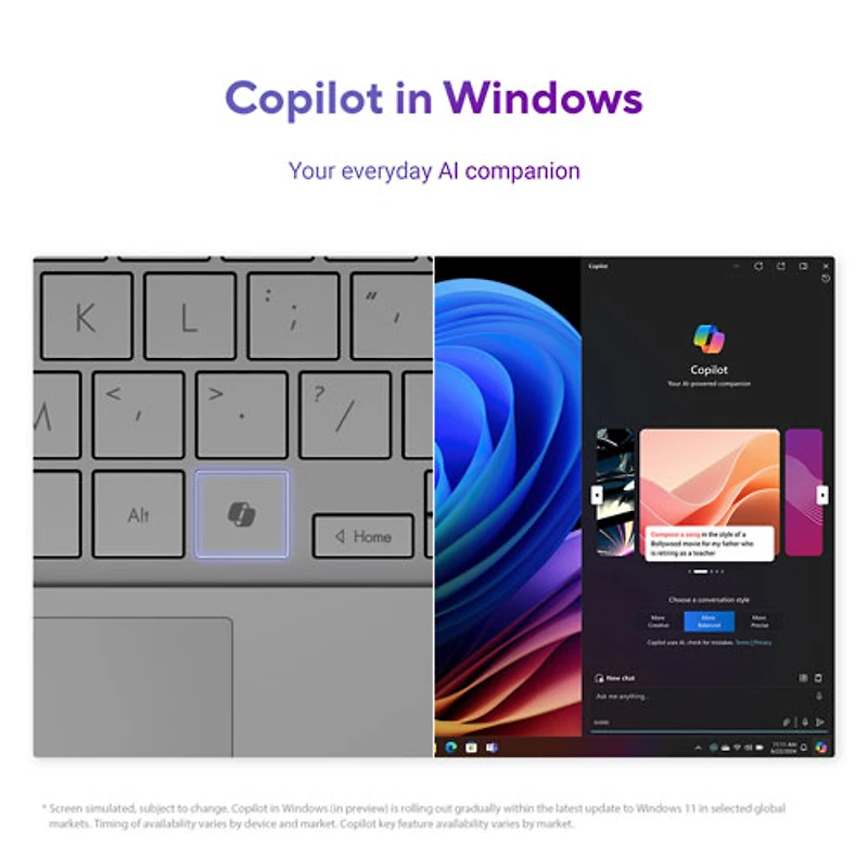 Portable VivoBook S 15 Copilot+ PC DELO de 15,6 po d'ASUS (Snapdragon X Plus/RAM 16 Go/SSD 512 Go)