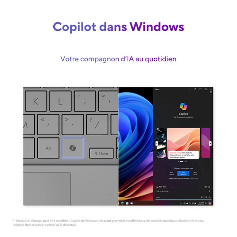 Portable VivoBook S 15 Copilot+ PC DELO de 15,6 po d'ASUS (Snapdragon X Plus/RAM 16 Go/SSD 512 Go)