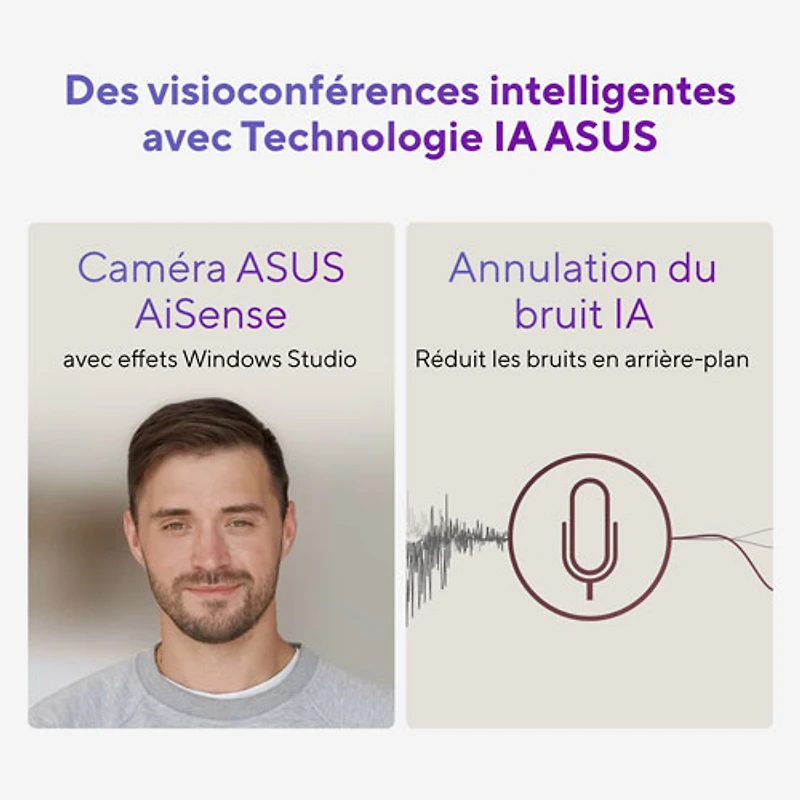 Portable VivoBook S 15 Copilot+ PC DELO de 15,6 po d'ASUS (Snapdragon X Plus/RAM 16 Go/SSD 512 Go)