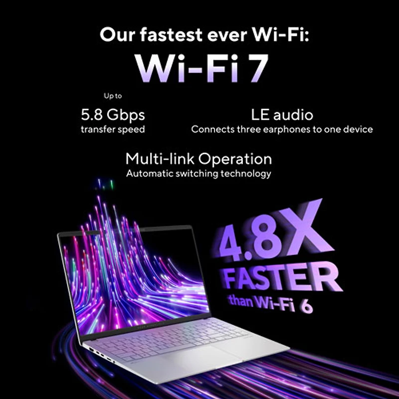 Portable VivoBook S 15 Copilot+ PC DELO de 15,6 po d'ASUS (Snapdragon X Plus/RAM 16 Go/SSD 512 Go)