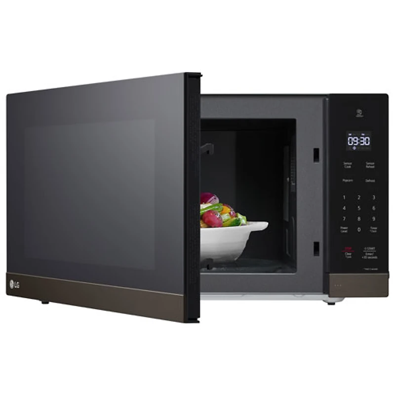 Micro-ondes de 2 pi³ NeoChef avec Smart Inverter de LG (MSER2090D) - Acier inoxydable noir