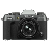 Appareil photo sans miroir X-T50 de Fujifilm avec objectif 15-45 mm - Argenté anthracite