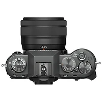 Appareil photo sans miroir X-T50 de Fujifilm avec objectif 15-45 mm - Argenté anthracite