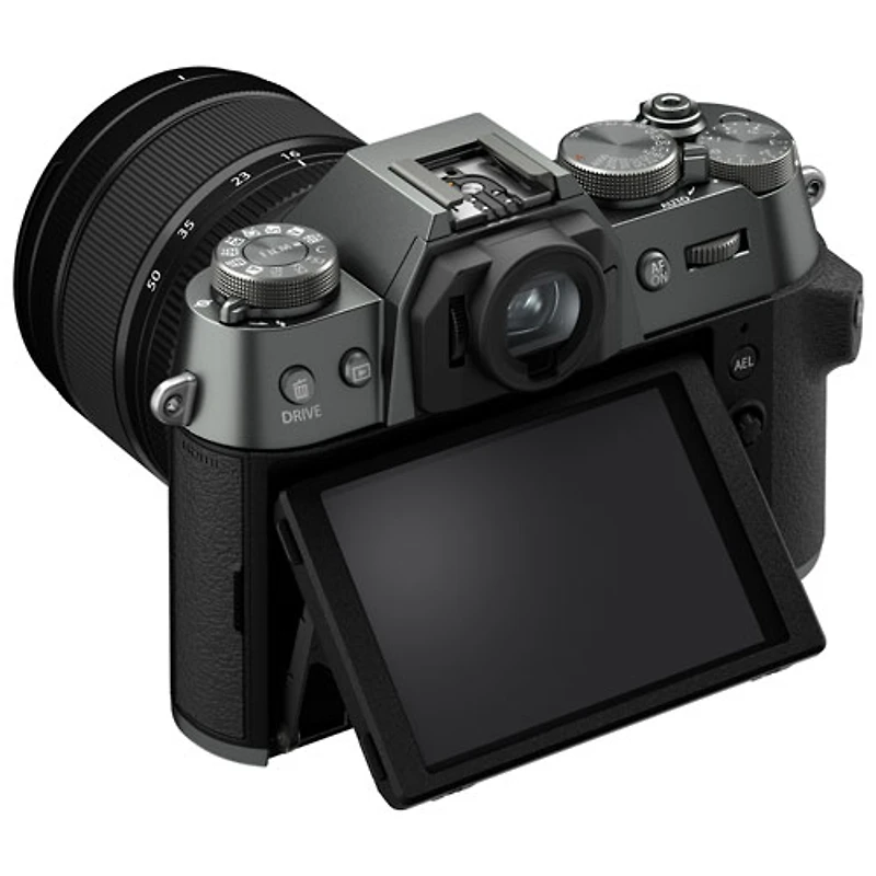 Appareil photo sans miroir X-T50 de Fujifilm avec objectif 15-45 mm - Argenté anthracite