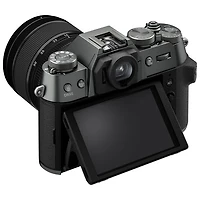 Appareil photo sans miroir X-T50 de Fujifilm avec objectif 15-45 mm - Argenté anthracite