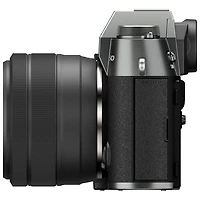 Appareil photo sans miroir X-T50 de Fujifilm avec objectif 15-45 mm - Argenté anthracite