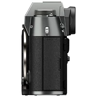 Appareil photo sans miroir X-T50 de Fujifilm avec objectif 15-45 mm - Argenté anthracite