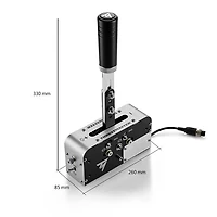 Levier de vitesses séquentiel et frein à main de Thrustmaster
