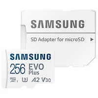 Carte mémoire microSD 160 Mo/s 256 Go EVO Plus de Samsung