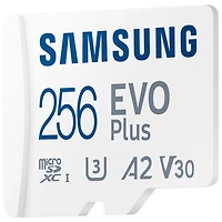 Carte mémoire microSD 160 Mo/s 256 Go EVO Plus de Samsung