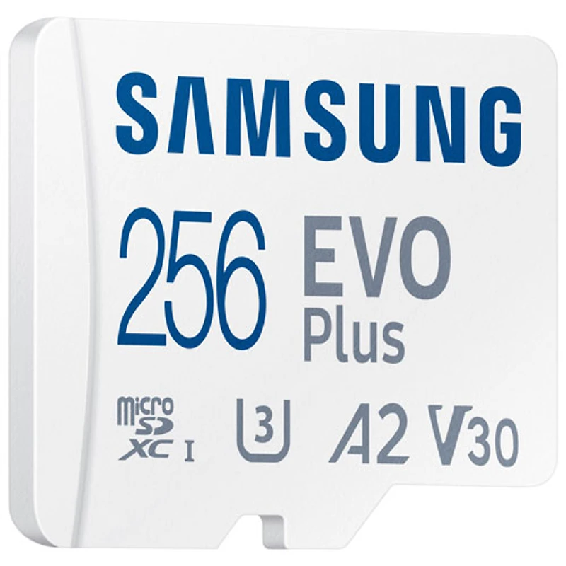 Carte mémoire microSD 160 Mo/s 256 Go EVO Plus de Samsung