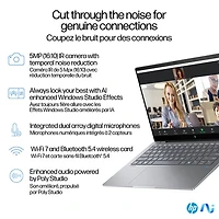 Portable OmniBook X Copilot+ PC à écran tactile de 14 po de HP (Snapdragon X Elite/RAM 16 Go/SSD 1 To)