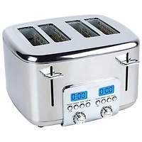 Grille-pain numérique d'All-Clad - 4 fentes - Argenté