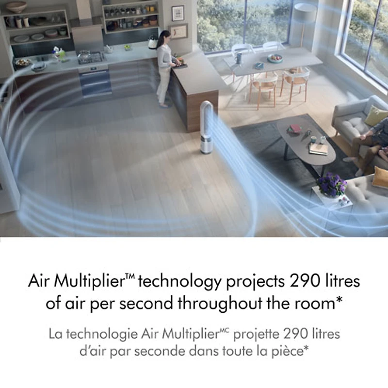 Ventilateur-purificateur Cool Gen1 TP10 de Dyson avec filtre HEPA - Blanc