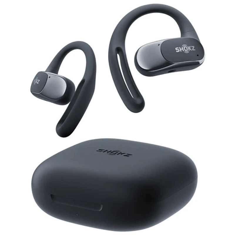 Écouteurs ouverts 100 % sans fil OpenFit Air de Shokz - Noir