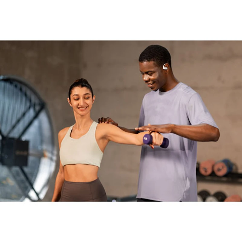 Shokz OpenFit Air Open-Ear True Wireless Earbuds - White