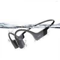 Shokz OpenSwim Pro Bone Conduction Waterproof Open-Ear Bluetooth Headphones - Grey