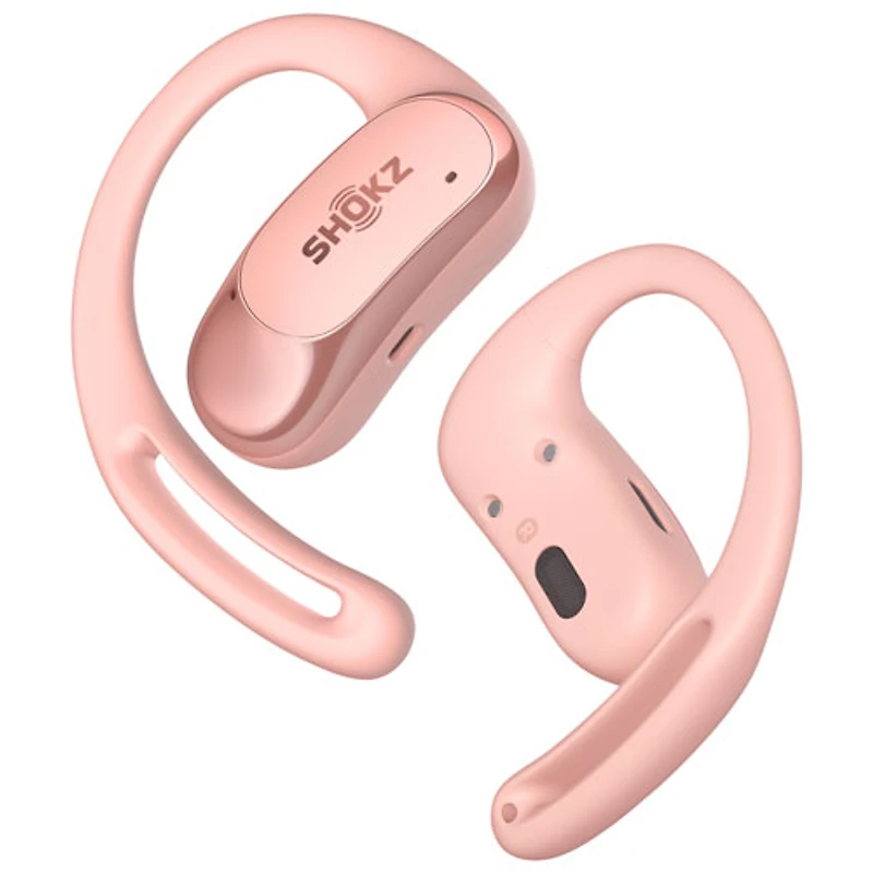 Écouteurs ouverts 100 % sans fil OpenFit Air de Shokz - Rose
