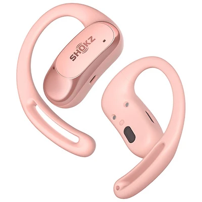 Écouteurs ouverts 100 % sans fil OpenFit Air de Shokz - Rose
