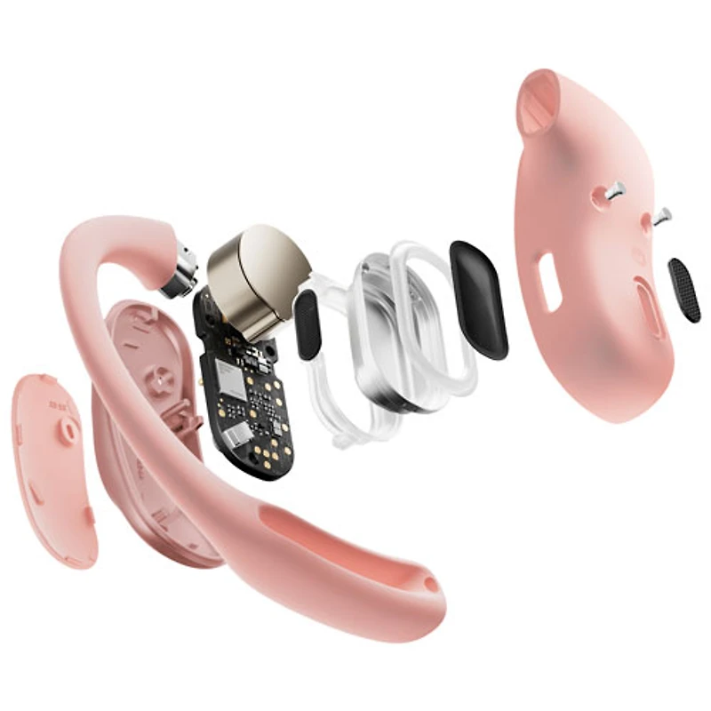 Écouteurs ouverts 100 % sans fil OpenFit Air de Shokz - Rose