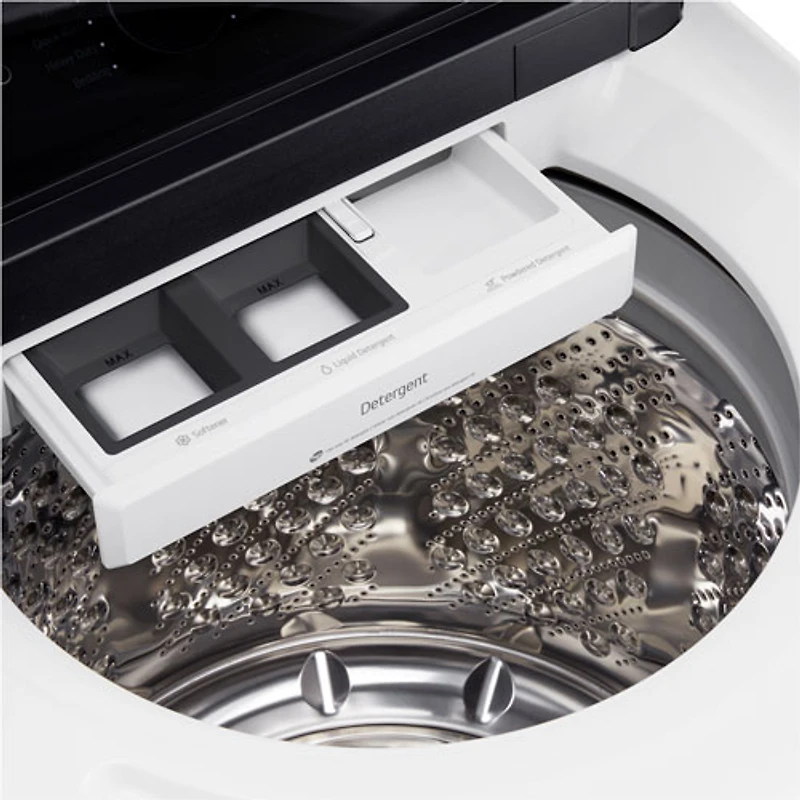 LG 6.3 Cu. Ft. High Efficiency Top Load Impeller Washer (WT8400CW) - Alpine White